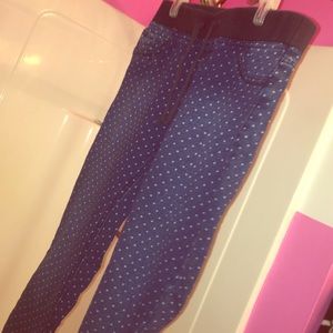 Dotted jeggings